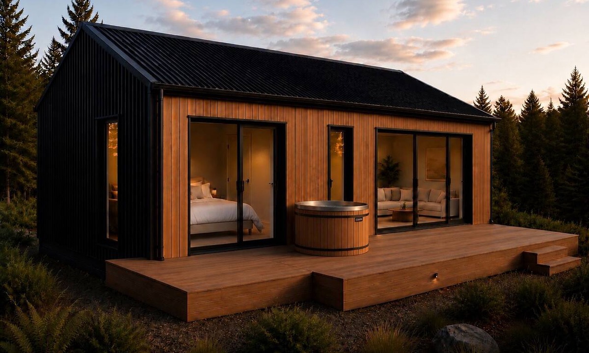 Te Anau Villa | Fiordland Eco-Retreat ~ The Lookout ☆ Luxury 1-Bedroom, Views, Hot Tub, Sauna