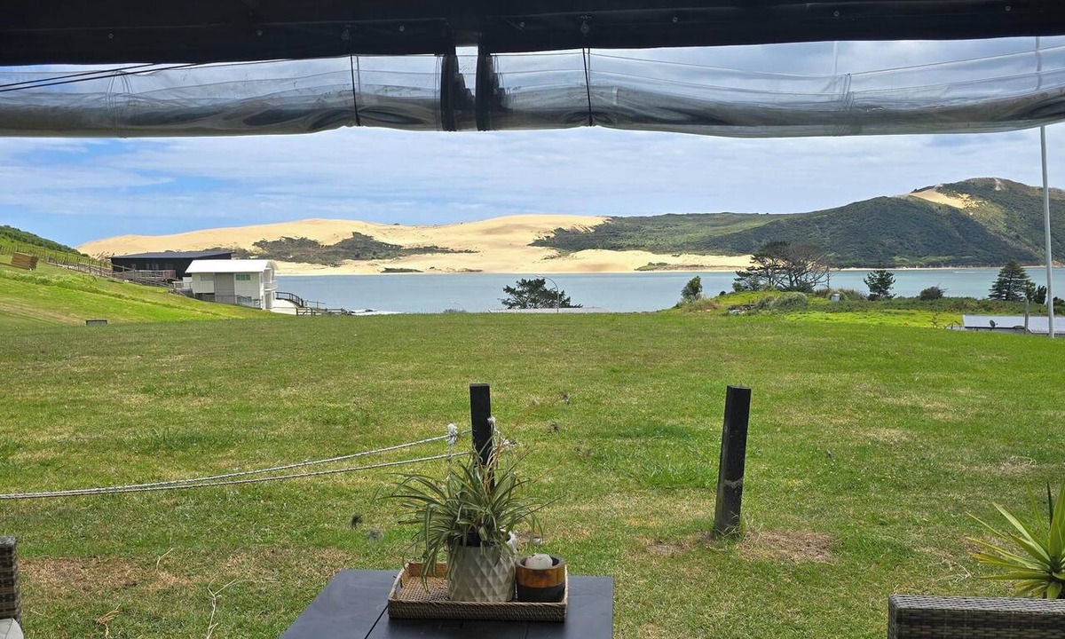 Opononi House | Hokianga Harbour look out to the sand dunes
