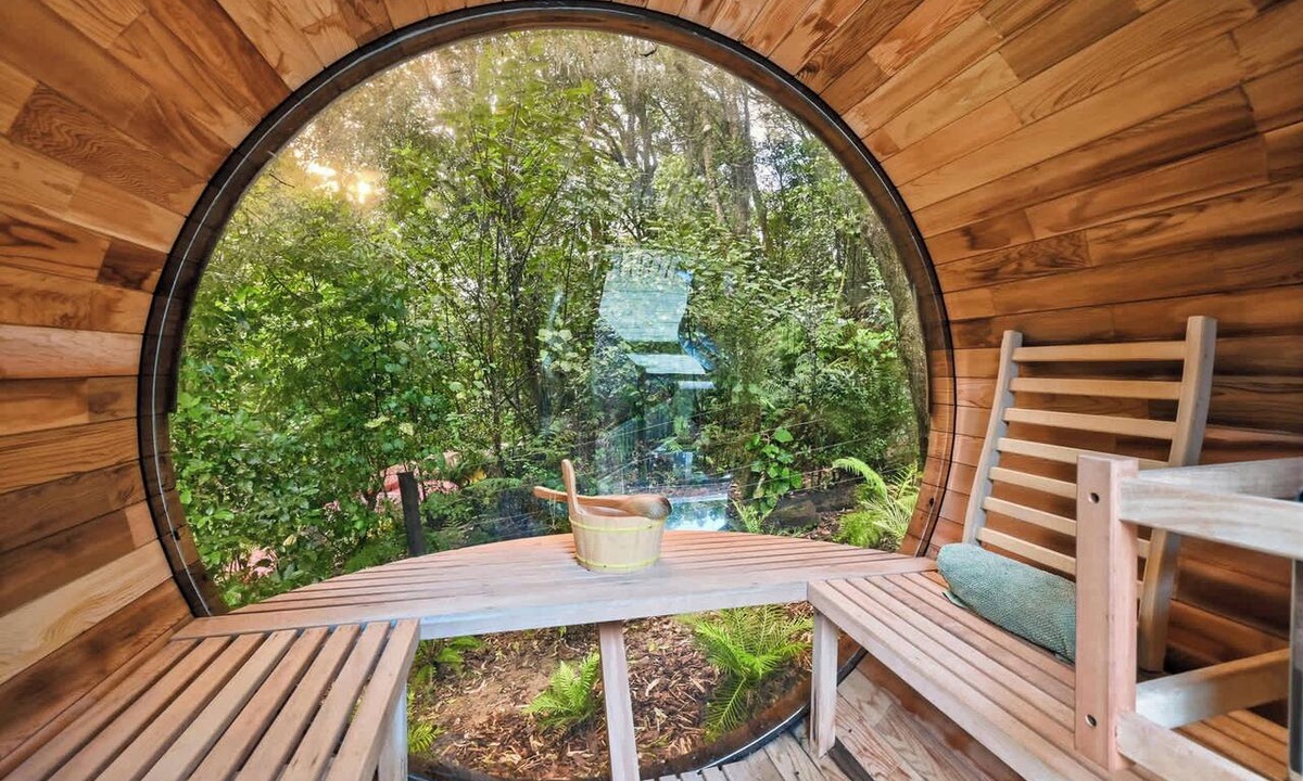 Okere Falls House | Kakariki Tiny House - Bush Sauna, Okere Falls