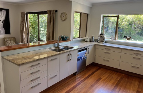 Manly House | Big Comfy Bach 200m wander to Beach Wifi Netflix Bring your friends & your dog