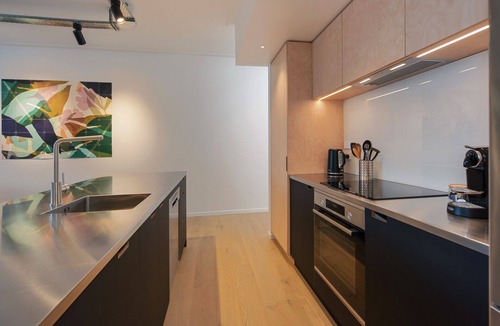 Nelson City Centre Apartment | Inner City Apartment 1 with Car Park + Rooftop Balcony