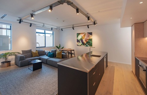 Nelson City Centre Apartment | Inner City Apartment 1 with Car Park + Rooftop Balcony