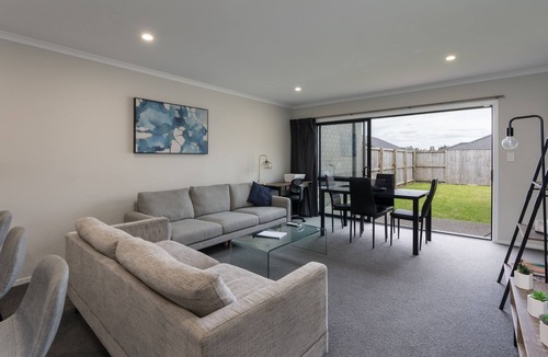Te Rapa House | Modern work-ready Hamilton home with sauna and EV charging