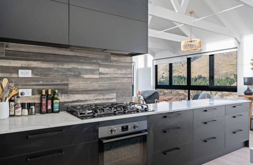 Arthur's Point House | Riverfront Chateau with Stunning Mountain Views