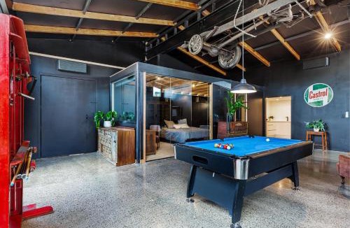 Kumeu House | The Black Barn, Romantic getaway, Hot tub with TV