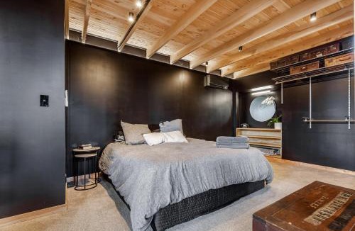 Kumeu House | The Black Barn, Romantic getaway, Hot tub with TV