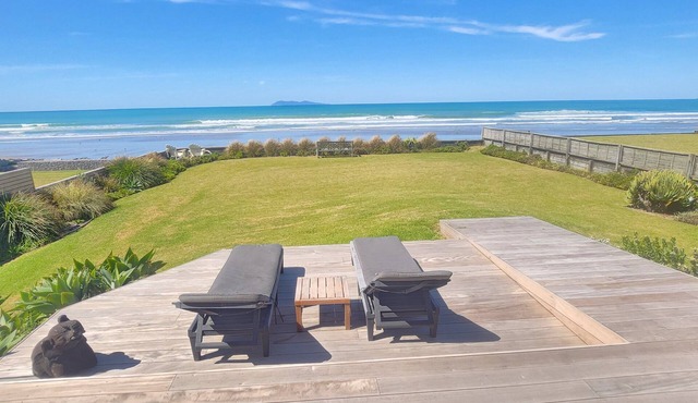 Absolute beach front comfort and luxury.