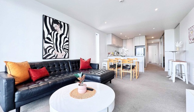 Free Parking SeaView Stylish 3BR Near Aotea Square