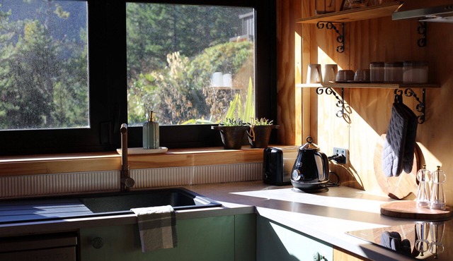 Lake views at The Ruins Private Hilltop Guesthouse in Closeburn