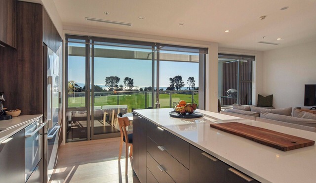 Oceanview Beach Apartment with Spa Pool & Swimming Pools in Nelson