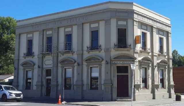 The historical Bank house in Lawrence