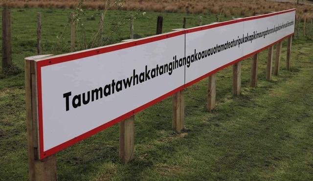 The Longest Place Name spaces for Self Contained Motorhomes in Pōrangahau