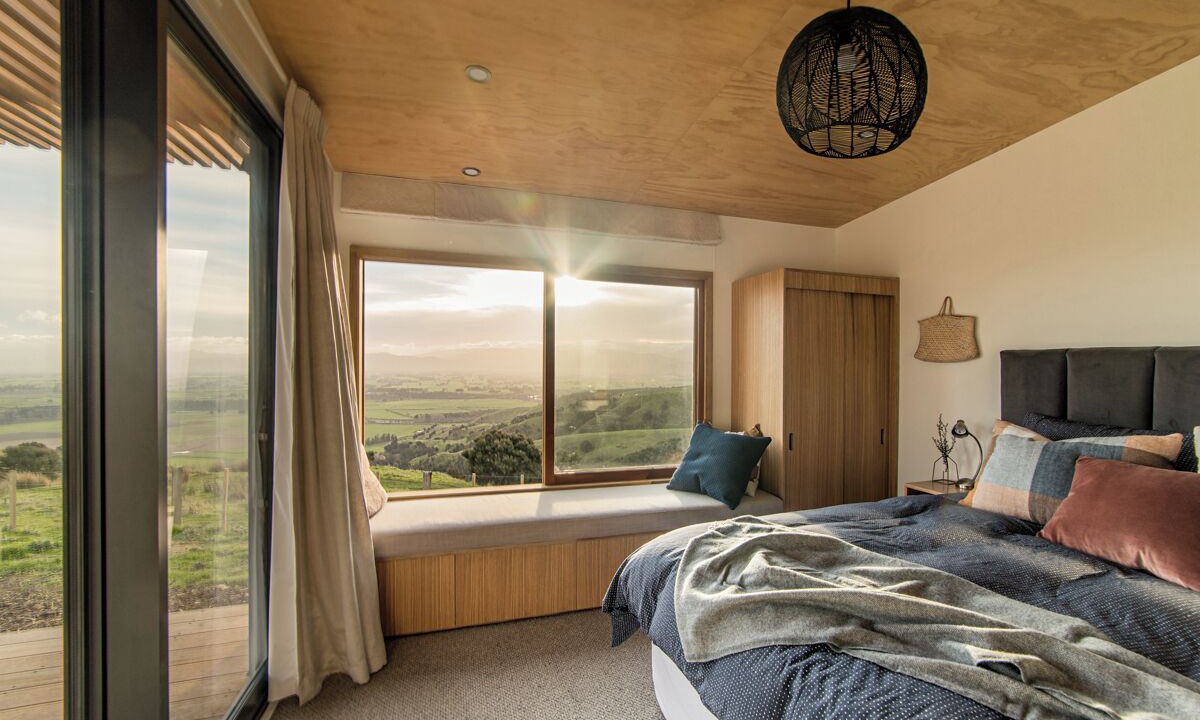 Martinborough Cabin | Whitimanuka Retreat - Your ultimate private getaway with incredible views.