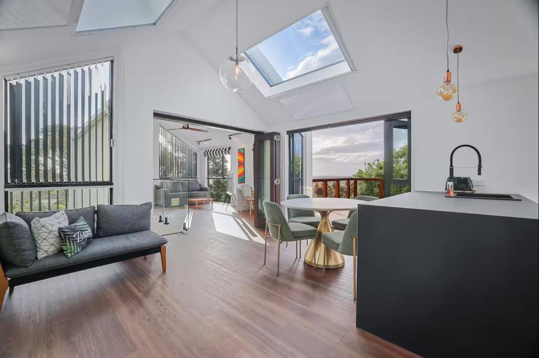 Mount Pleasant Apartment | Modern Spacious Hillside Retreat with Scenic Views