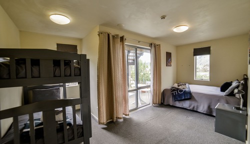Family Room, Shared Bathrooms