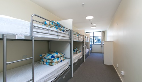 Bed in 8 Bed Mixed Dormitory Room, Shared Bathroom