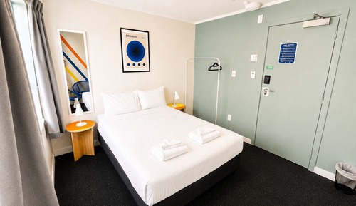 Double Room, 1 Double Bed, Shared Bathroom, City View