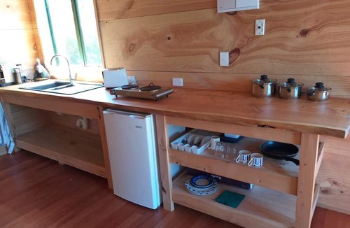 Te Tii Apartment | Unique Studio for 2 with mezzanine bedroom - located on coastal farm