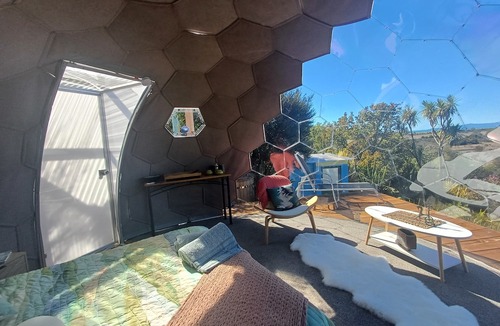 Pakawau House | Hypedome, amazing Dome accommodation set amongst native bush and trees.