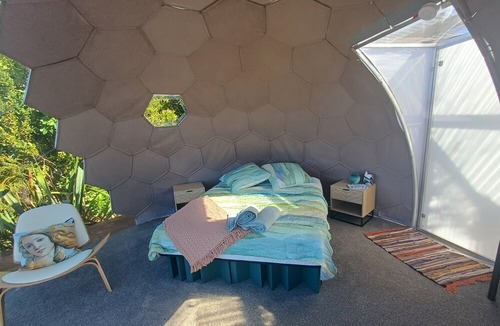 Pakawau House | Hypedome, amazing Dome accommodation set amongst native bush and trees.
