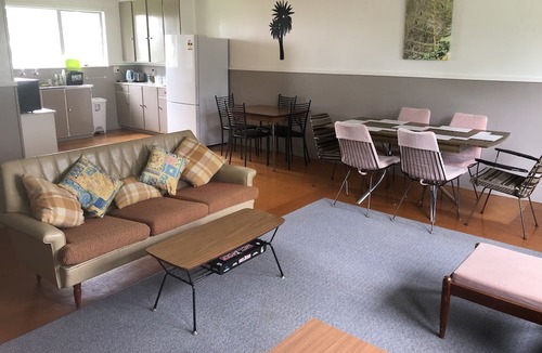 Tararua District Other | Fun, retro-inspired farmstay at The Shearer's Quarters