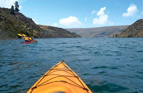 Lake Roxburgh Village Cabin | Clutha River Getaway for Two in Otago on New Zealand's South Island
