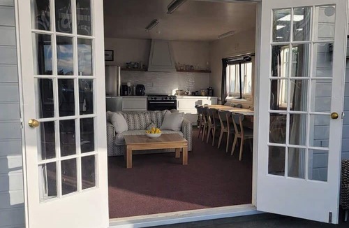 Moeraki House | CATCH OF THE DAY: Moeraki Village Bach - with views and space for the Boat