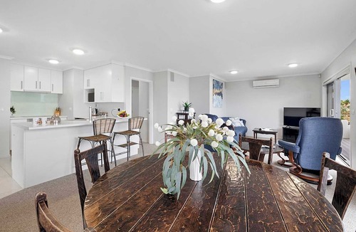 Bell Block Apartment | Elevated Beach Pad with Sea Views