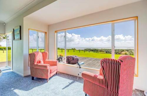 Clarks Beach Villa | Luxury Beachfront Farm Retreat w Private Beach