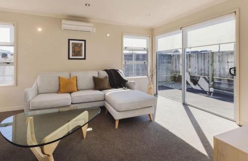 New Plymouth Apartment | Sail-Shaped Townhouse in New Plymouth
