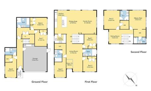 Flat Bush House | Alluvial New Build - Huge Backyard & Deck, 6 Baths