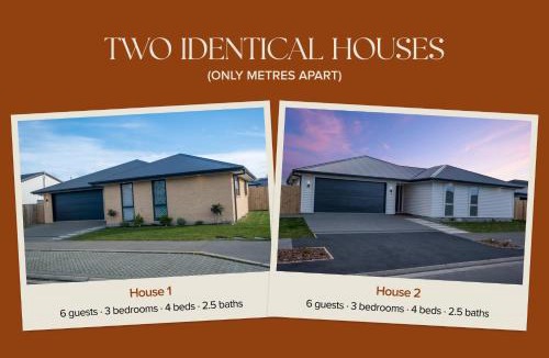 Prebbleton House | 2 Houses side by side | Pet Friendly | Games Rooms | Walk to food outlets
