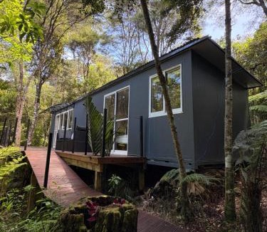 Wainui Ski Chalet | Tui Bush Chalet and Hot tub