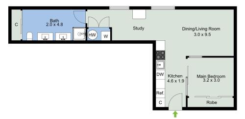 Te Aro Apartment | Central & Chic in the Capital - Large 60sqm Apartment