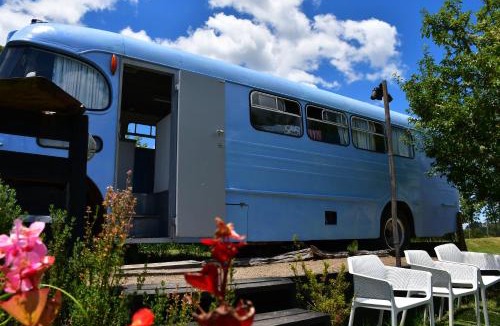 Far North District House | Evi the school bus at Oromahoe Downs Farm