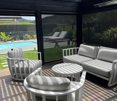 Wharekaho House | Paradise By The Beach - Sleeps 8 with pool