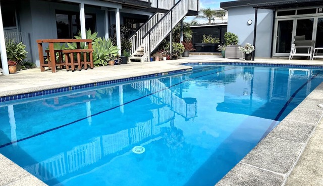 Beach Break is your Tropical Hideaway with Pool & Close to the Beach! in Tauranga