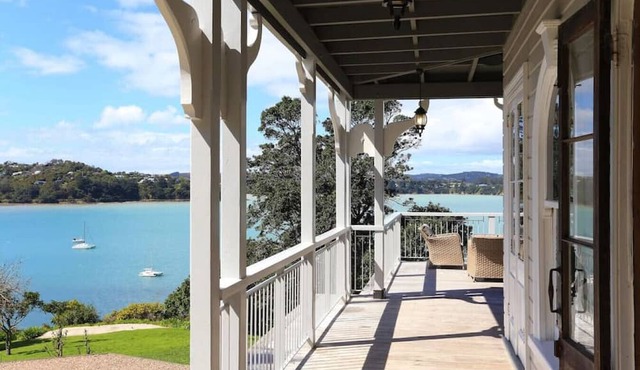 With a private beach and secluded location in Waiheke Island