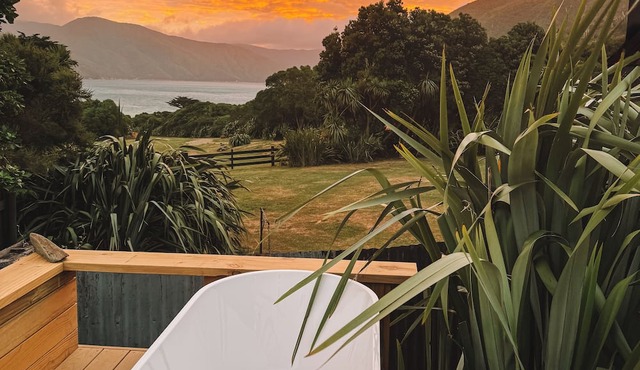 ISLAND BARN-Wild & Remote living in the outer reaches of Queen Charlotte Sounds in Queen Charlotte Sound