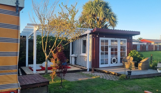 Unique, delightful Tiny Home with Alfresco living area including retro Poptop. in Westport