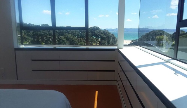 Views over Kuaotunu beach, close to Matarangi, Otama and Opito beaches in Kuaotunu