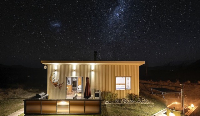 Glamping Vacation at this Eco-Friendly Cottage in South Island, New Zealand in Twizel