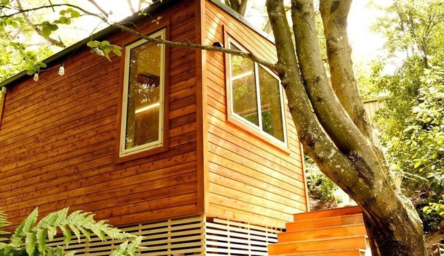 Quiet Private Cabin with Forest Spa Escape Near Bushland | Queenstown, New Zealand in Queenstown