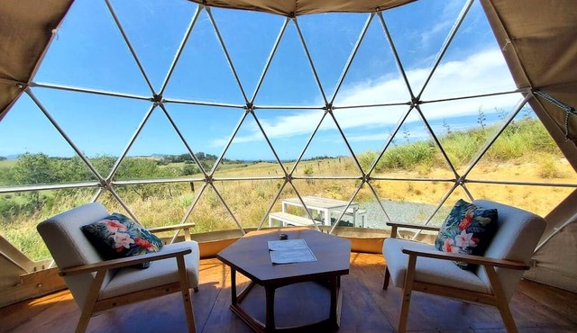 Rustic Glamping Dome in a Rural Setting near Waipu, North Island in Waipu