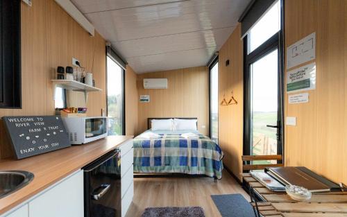 Bruce Farm Alpaca Cabin 4 by Tiny Away in Surat Bay